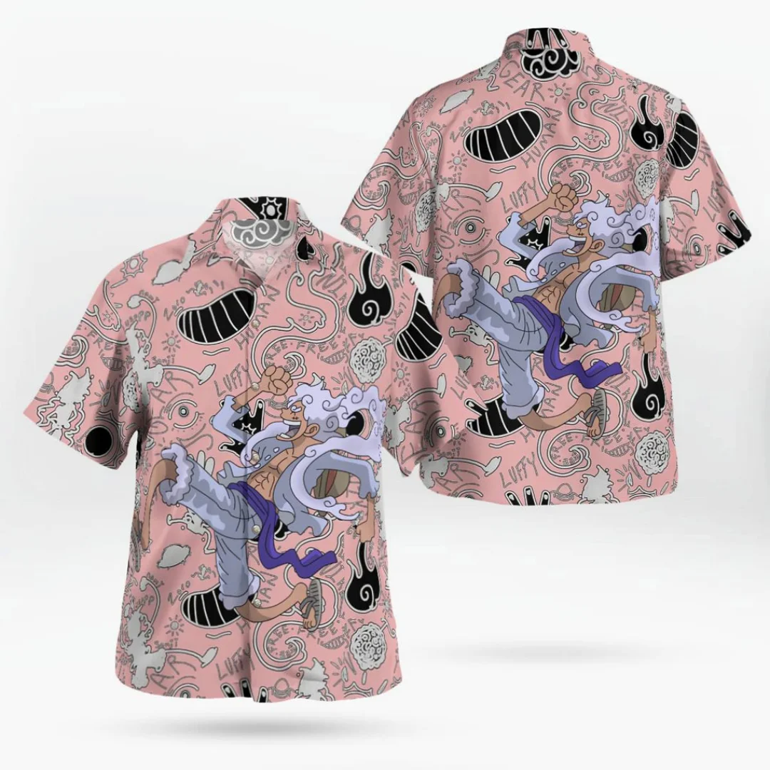 2026 One Piece Luffy Gear 5th Casual Button up Hawaiian Shirt Summer Sports Men's T-Shirt Children's Clothing Tee Y2k Woman
2026 One Piece Luffy Gear 5th Casual Button up Hawaiian Shirt Summer Sports Men's T-Shirt Children's Clothing Tee Y2k Woman 
