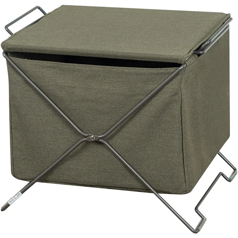 Japanese Style Floor To Ceiling Living Room Newspaper Rack Folding Hand-held Canvas Frame Iron Wire Bookshelf Storage Basket
Japanese Style Floor To Ceiling Living Room Newspaper Rack Folding Hand-held Canvas Frame Iron Wire Bookshelf Storage Basket