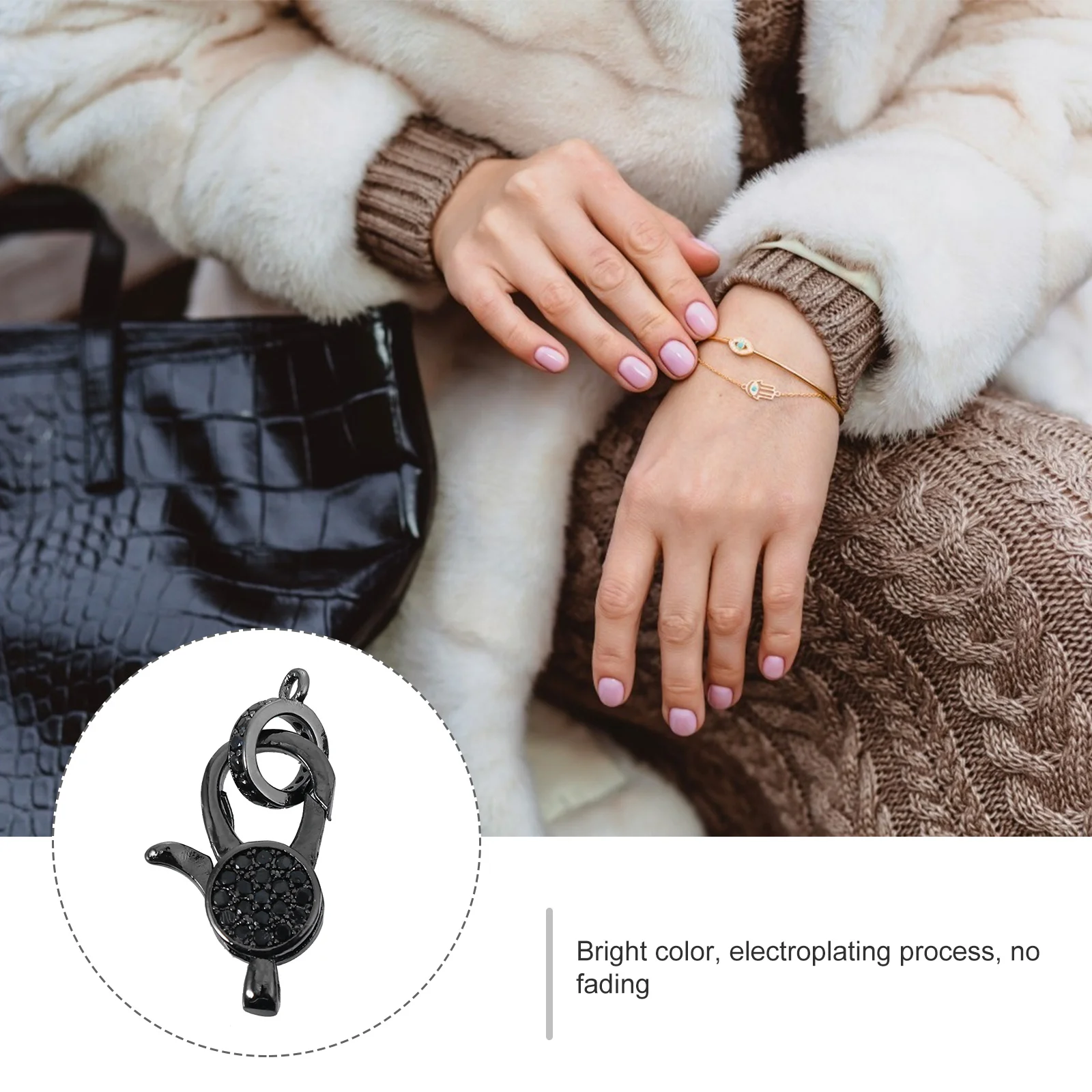 2Pcs Lightweight Small Rhinestone Lobster Clasp Jewelry Making Supplies for Bracelets Necklaces DIY Accessories
2Pcs Lightweight Small Rhinestone Lobster Clasp Jewelry Making Supplies for Bracelets Necklaces DIY Accessories