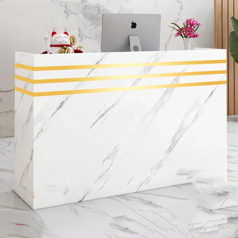 Cashier White Reception Desks Nordic Design Bar Luxury Modern Reception Desks Stylish Office Mostrador Commercial Furniture
Cashier White Reception Desks Nordic Design Bar Luxury Modern Reception Desks Stylish Office Mostrador Commercial Furniture