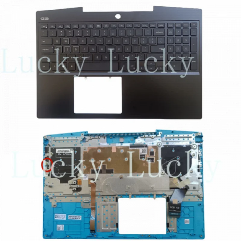f New For Dell Magazine 15 G3 3500 Palmrest Coevr Backlit English Keyboard Bezel
f New For Dell Magazine 15 G3 3500 Palmrest Coevr Backlit English Keyboard Bezel