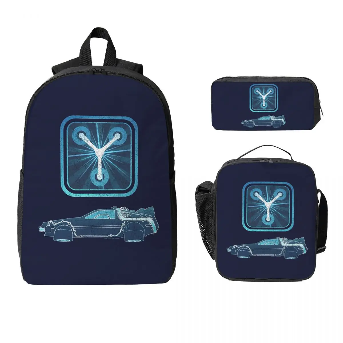 Back To The Future Flux Capacitor Backpack BookBag School Bag Computer Shoulder Bags 3ps Insulated Lunch Bag Pencil Case
Back To The Future Flux Capacitor Backpack BookBag School Bag Computer Shoulder Bags 3ps Insulated Lunch Bag Pencil Case