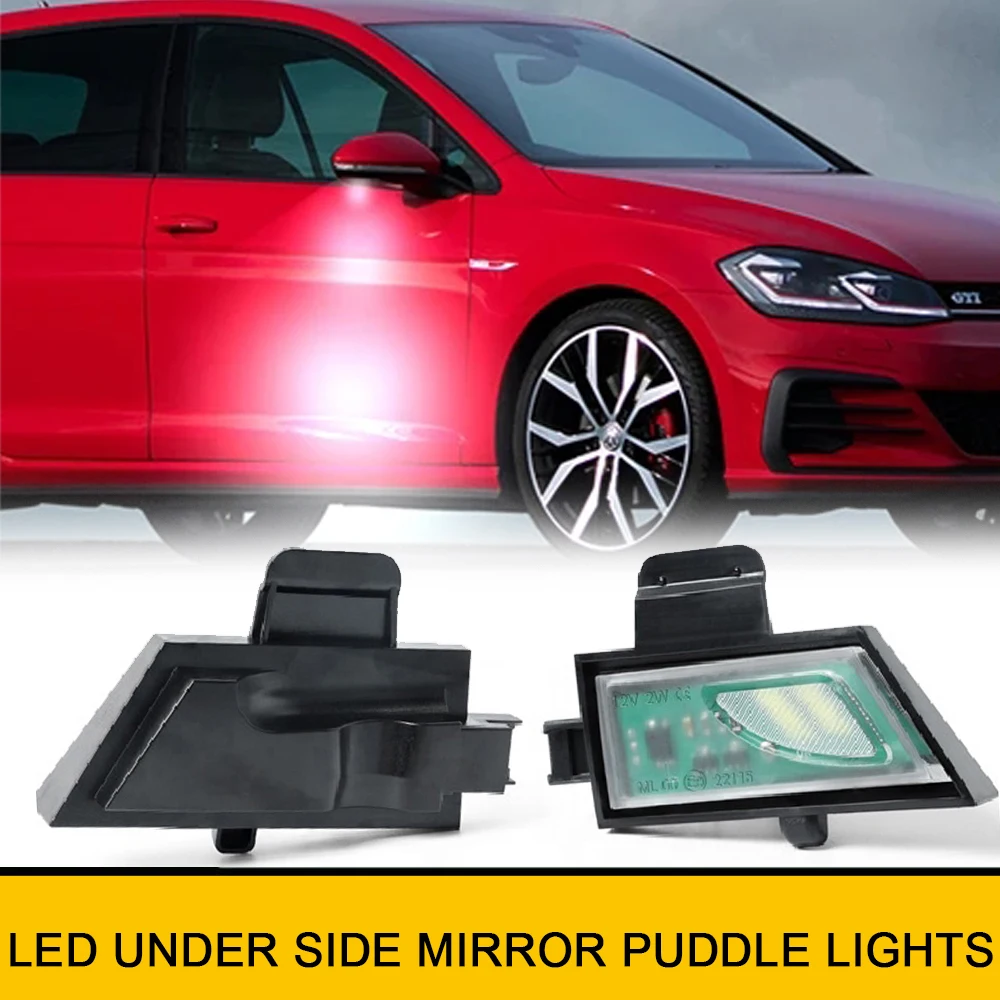 2Pcs LED Side Rearview Mirror Puddle Lights For Volkswagen Golf GTI MK7 R20 Touran MK3 5T Auto Accessory 6000K 5G0945292
2Pcs LED Side Rearview Mirror Puddle Lights For Volkswagen Golf GTI MK7 R20 Touran MK3 5T Auto Accessory 6000K 5G0945292