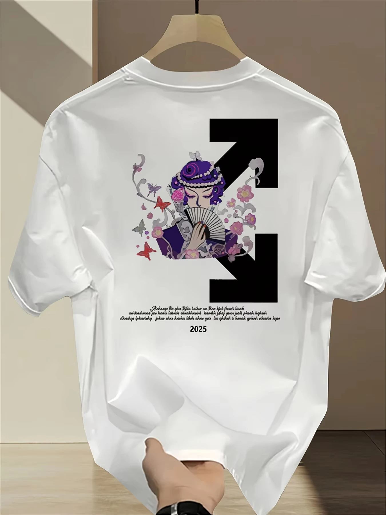 2025-26 Fashion High-end Summer New Style of Short-sleeved Round-neck T-shirt with Printed Figures of Traditional Chinese Opera
2025-26 Fashion High-end Summer New Style of Short-sleeved Round-neck T-shirt with Printed Figures of Traditional Chinese Opera