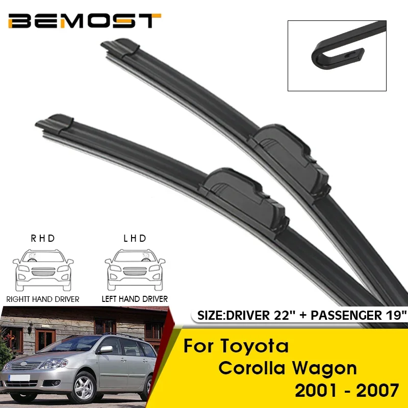 Car Wiper Blades For Toyota Corolla Wagono 2001-2007 Windshield Windscreen Front Window Blades 22"+19" Car Accessories
Car Wiper Blades For Toyota Corolla Wagono 2001-2007 Windshield Windscreen Front Window Blades 22"+19" Car Accessories