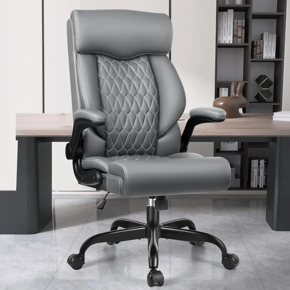 High Back Executive Ergonomic Computer Desk Chair with Rocking Function, Leather Managerial Office Chair with Adjustable
High Back Executive Ergonomic Computer Desk Chair with Rocking Function, Leather Managerial Office Chair with Adjustable