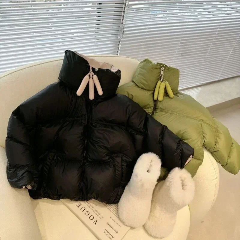 Children Winter Clothing Thickened and Warm Down Cotton Jacket Baby Casual Fashion High Collar Short Cotton Jacket Thickened
Children Winter Clothing Thickened and Warm Down Cotton Jacket Baby Casual Fashion High Collar Short Cotton Jacket Thickened