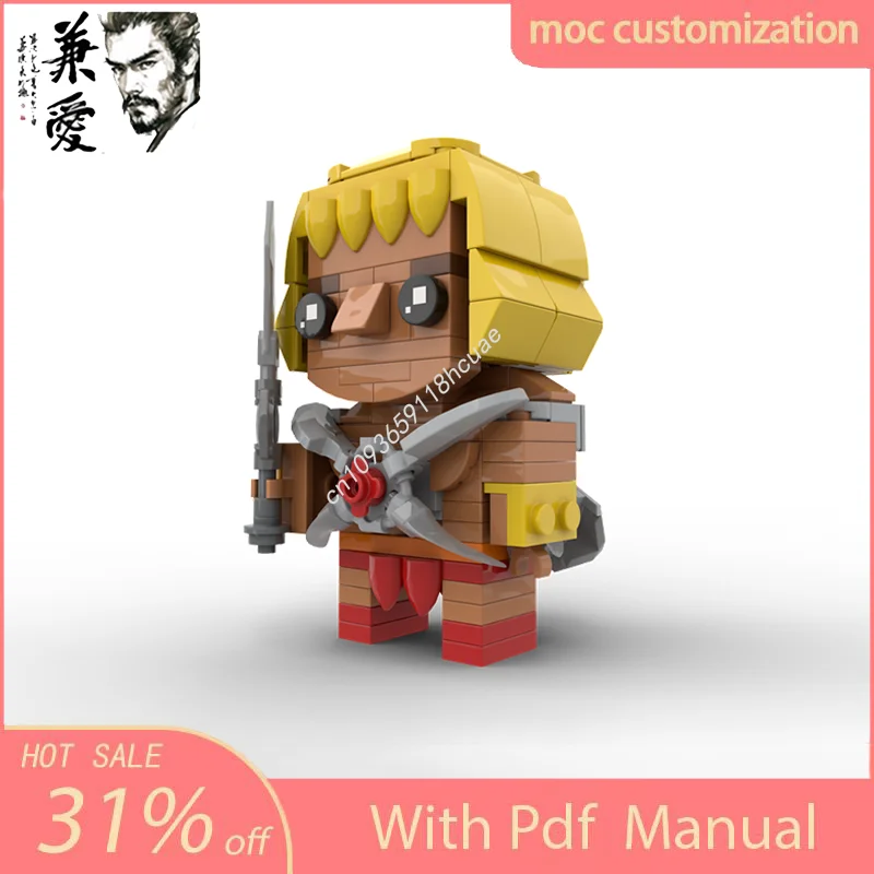 165 шт., модель Fantasy Hero MOC BrickHeadz, строительные блоки, кирпичи, сделай сам, креативная сборка, развивающая игрушка, подарок для ребенка
165 шт., модель Fantasy Hero MOC BrickHeadz, строительные блоки, кирпичи, сделай сам, креативная сборка, развивающая игрушка, подарок для ребенка
