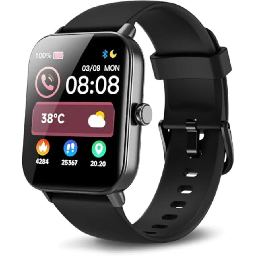 Smart Watches for Men Women, Alexa Built-in, 1.8" Smartwatch with Heart Rate/SpO2/Sleep/Stress, IP68 Waterproof Fitness Tracker
Smart Watches for Men Women, Alexa Built-in, 1.8" Smartwatch with Heart Rate/SpO2/Sleep/Stress, IP68 Waterproof Fitness Tracker