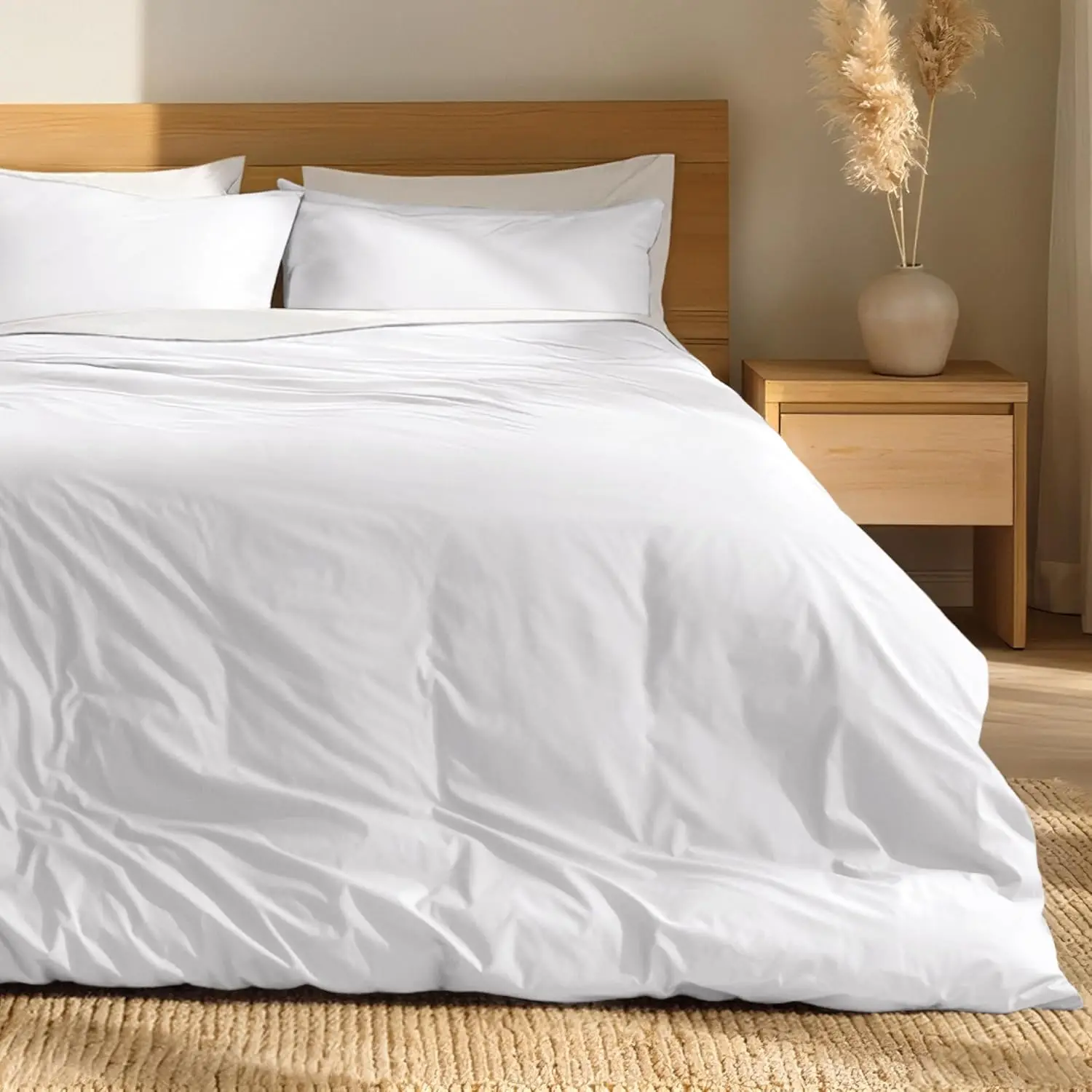 100% Organic Cotton Extra Long Duvet Cover Set, Crisp Percale Weave, Lightweight & Breathable Cooling Duvet Cover, Twin/Twin XL,
100% Organic Cotton Extra Long Duvet Cover Set, Crisp Percale Weave, Lightweight & Breathable Cooling Duvet Cover, Twin/Twin XL,