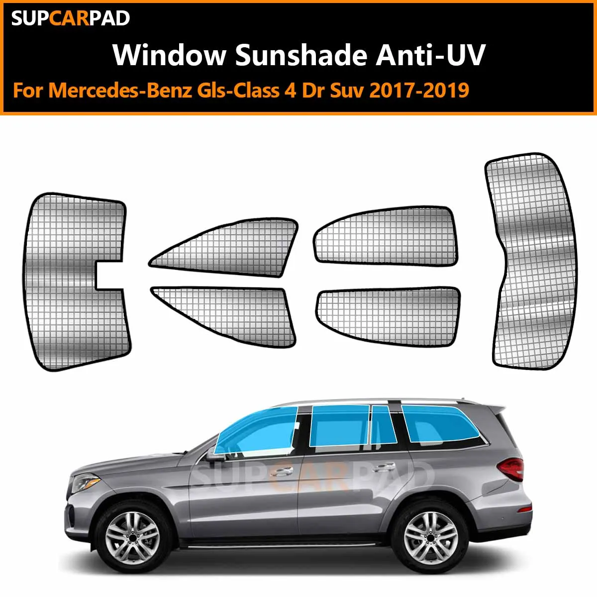 For Mercedes-Benz Gls-Class 4 Dr Suv 2017-2019 Custom Car Window Sunshade Anti-UV Car Sun Window Visors Sunshade Covers Accessor
For Mercedes-Benz Gls-Class 4 Dr Suv 2017-2019 Custom Car Window Sunshade Anti-UV Car Sun Window Visors Sunshade Covers Accessor