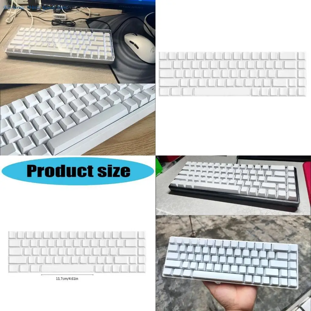 A3PD 68 Minimalist White Blank Keycaps Original Height For Mechanical Keyboards
A3PD 68 Minimalist White Blank Keycaps Original Height For Mechanical Keyboards