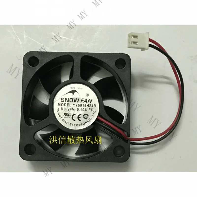TT 1pcs for SNOWFAN YY5015H24B DC24V 0.10A 5CM 50*15MM 2-wire inverter cooling fan
TT 1pcs for SNOWFAN YY5015H24B DC24V 0.10A 5CM 50*15MM 2-wire inverter cooling fan