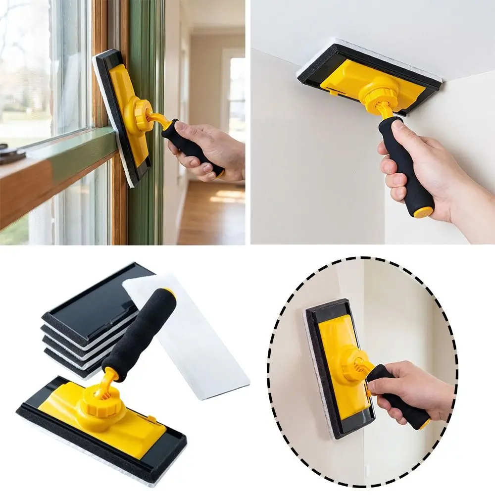 9 Inch Paint Edger 360° Rotatable Ergonomic Handle Trim Tool Edge Cutting Precision Color Separation Trim Tool Wall Painting
9 Inch Paint Edger 360° Rotatable Ergonomic Handle Trim Tool Edge Cutting Precision Color Separation Trim Tool Wall Painting