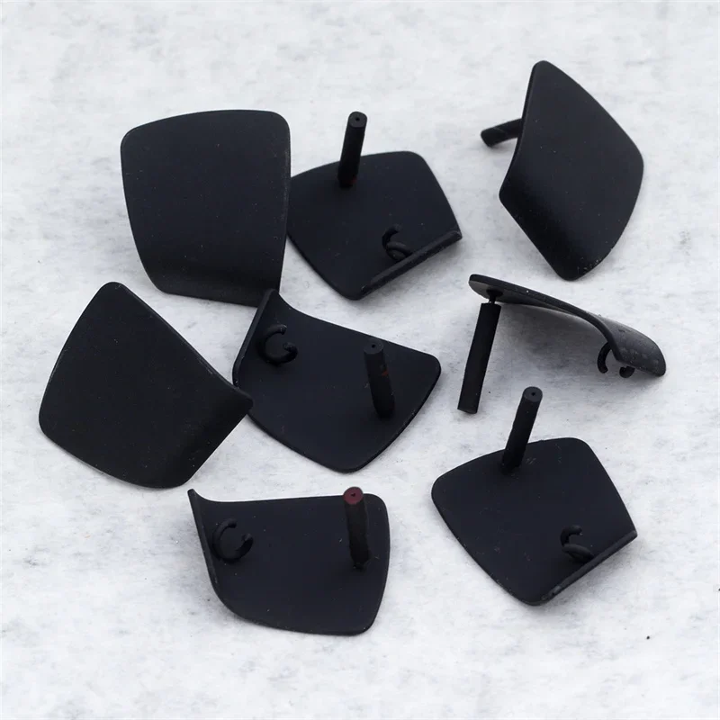 10pcs Handmade Black Earring Settings Irregular Earrings Connectors Stud Earrings Base for Diy Jewelry Making Findings
10pcs Handmade Black Earring Settings Irregular Earrings Connectors Stud Earrings Base for Diy Jewelry Making Findings