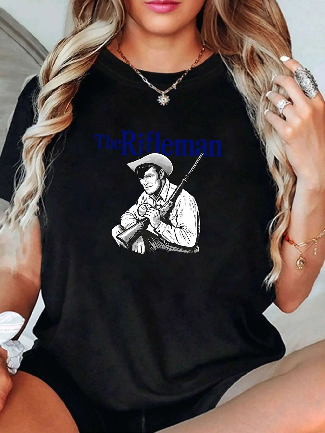 【11426】Plus size women's round neck short sleeve T-shirt with elastic half sleeves and trendy prints
【11426】Plus size women's round neck short sleeve T-shirt with elastic half sleeves and trendy prints