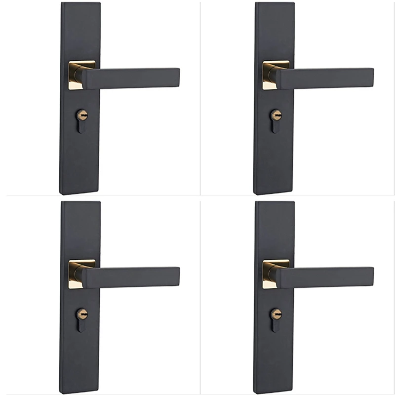 4X Minimalist Door Lock Continental Bedroom Door Handle Lock Interior Anti-Theft Room Safety Door Lock Mute Gate Lock
4X Minimalist Door Lock Continental Bedroom Door Handle Lock Interior Anti-Theft Room Safety Door Lock Mute Gate Lock