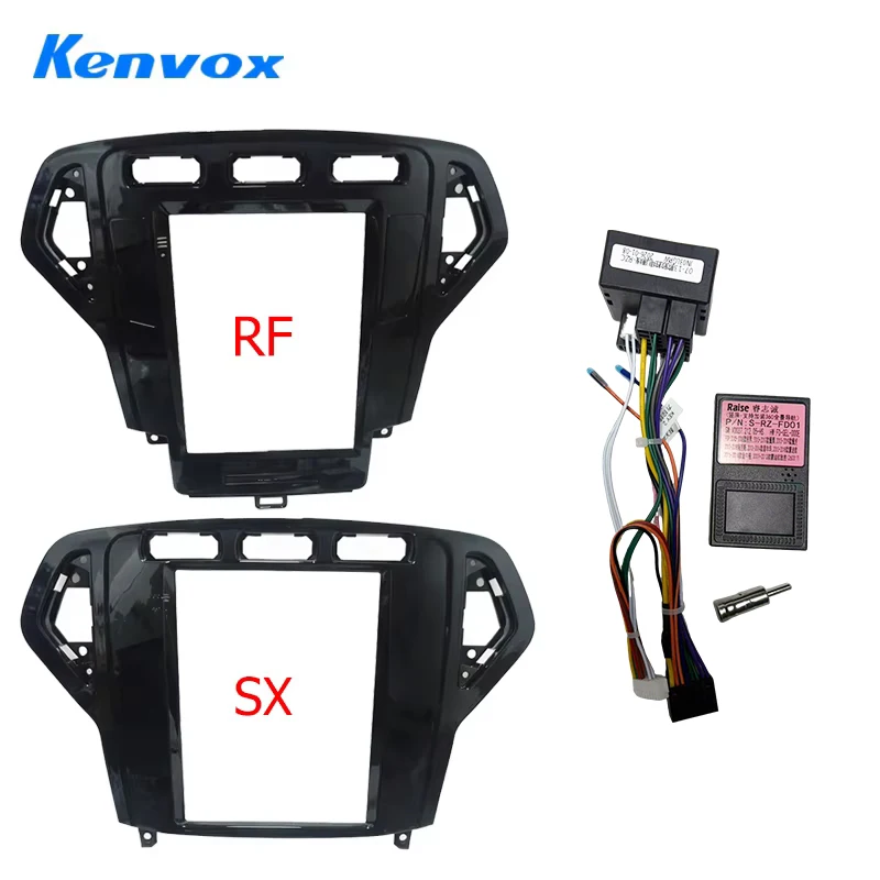 Kenvox 9.7" Tesla Vertical Screen Car Radio Fascia Frame for Ford 2007-2010 Mondeo Dash Kit Install Panel wire harness Adapter
Kenvox 9.7" Tesla Vertical Screen Car Radio Fascia Frame for Ford 2007-2010 Mondeo Dash Kit Install Panel wire harness Adapter