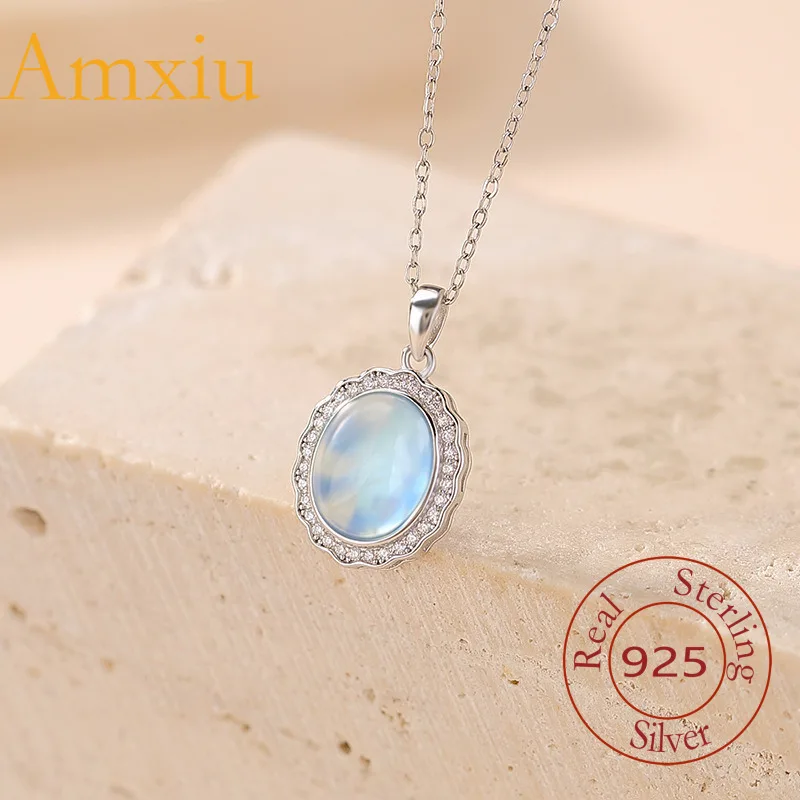 Amxiu, стерлинговое серебро 925, аквамарин, овальный супер блестящий французский подсолнух, крутой роскошный кулон 
Amxiu, стерлинговое серебро 925, аквамарин, овальный супер блестящий французский подсолнух, крутой роскошный кулон