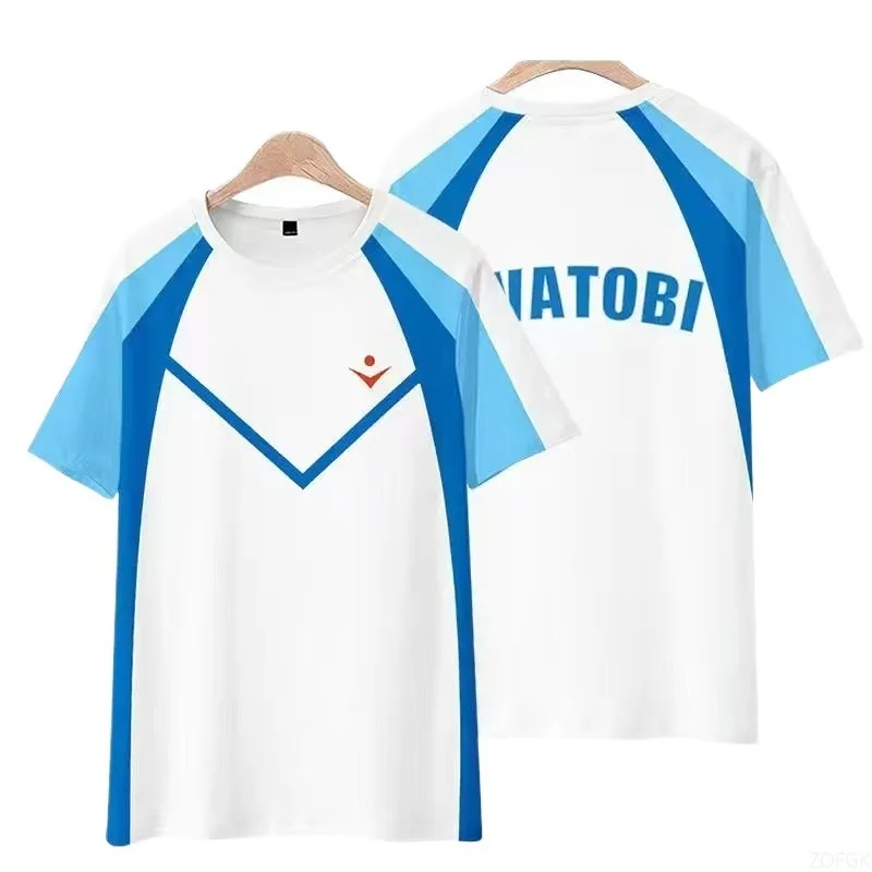 Men's Swimming Team Short-sleeved T-shirt Samegara Iwatobe Academy Uniform Jacket Two-dimensional Anime
Men's Swimming Team Short-sleeved T-shirt Samegara Iwatobe Academy Uniform Jacket Two-dimensional Anime