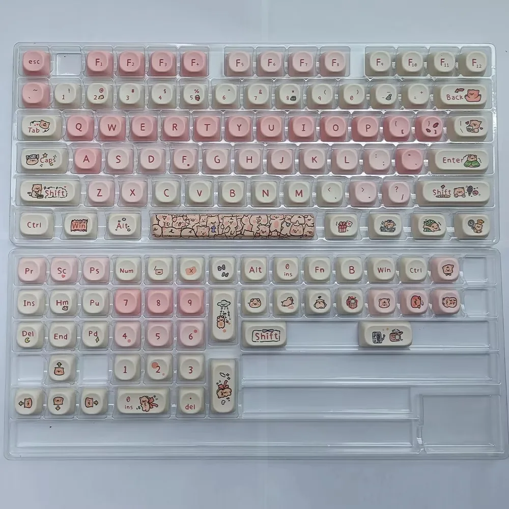 Xiangxiang piggy theme keycap PBT hot sublimation MOA high matte opaque cross mechanical shaft universal keycap
Xiangxiang piggy theme keycap PBT hot sublimation MOA high matte opaque cross mechanical shaft universal keycap
