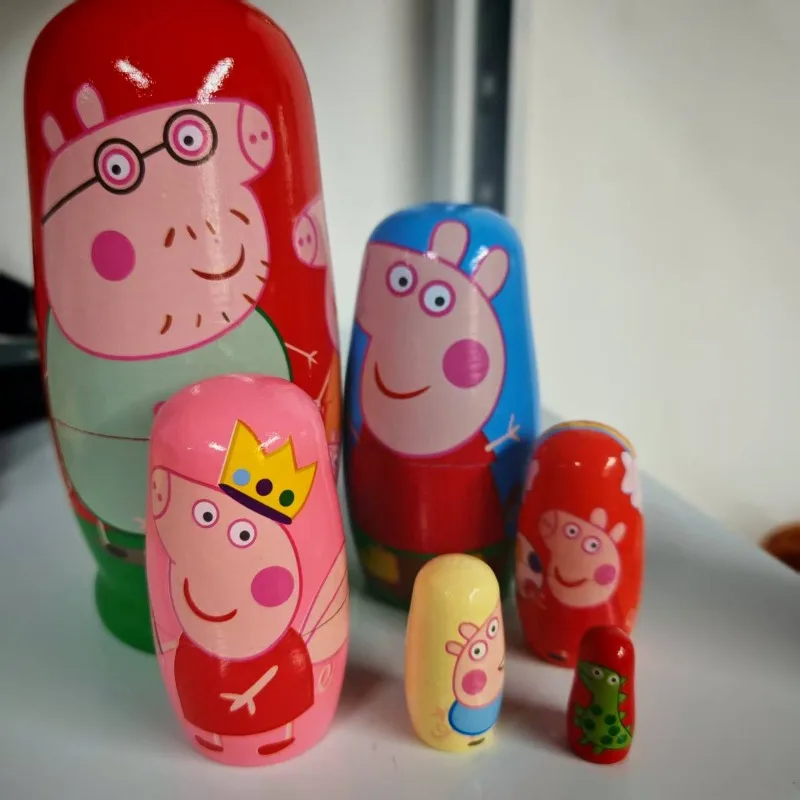 2026 Peppa Pig cartoon matryoshka six-layer handicrafts, cute figurines, parent-child companionship toys, and decorative gifts
2026 Peppa Pig cartoon matryoshka six-layer handicrafts, cute figurines, parent-child companionship toys, and decorative gifts