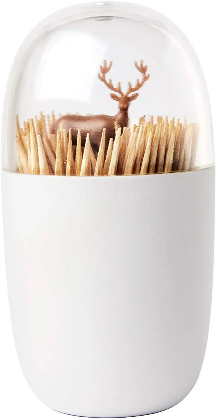 Deer Meadow Toothpick Holder for Unique Home Decor, Modern Kitchen Gadget with Clear Cover
Deer Meadow Toothpick Holder for Unique Home Decor, Modern Kitchen Gadget with Clear Cover