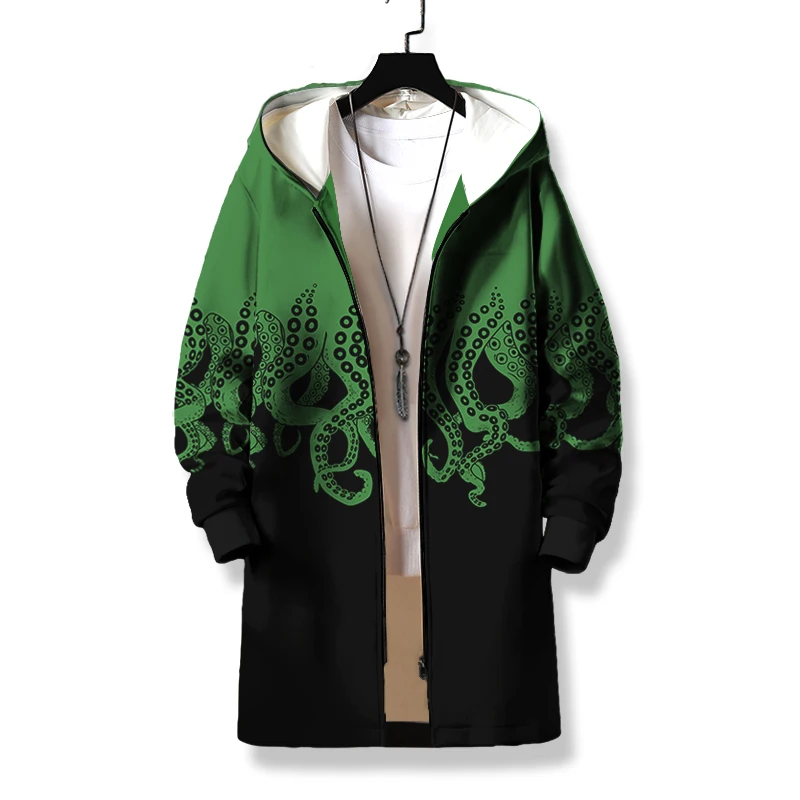 Cthulhu Mythology Sle Hooded Jaet Thiened Fce Middle-Length ex Coat Cool Sle Polyester Fiber Winter Outerwear
Cthulhu Mythology Sle Hooded Jaet Thiened Fce Middle-Length ex Coat Cool Sle Polyester Fiber Winter Outerwear