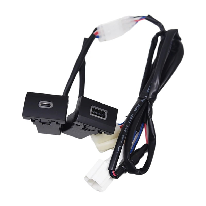Car Charger Socket Dual USB PD Type C Charging Outlet Power Adapter Phone For Volkswagen POLO 11-13
Car Charger Socket Dual USB PD Type C Charging Outlet Power Adapter Phone For Volkswagen POLO 11-13