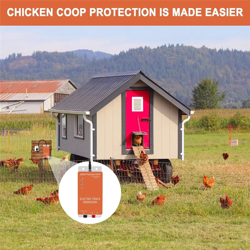 BAAR-Electric Fence 0.5 Joules Low Impedance Energizer For Livestock Sheep Poultry Electric Fence Pulse Controller Device(EU)
BAAR-Electric Fence 0.5 Joules Low Impedance Energizer For Livestock Sheep Poultry Electric Fence Pulse Controller Device(EU)