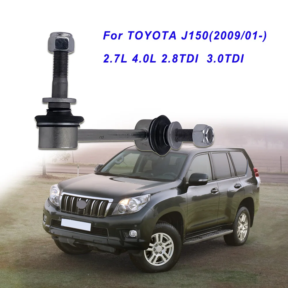 FRONT Stabilizer Link L/R for TOYOTA PRADO J150 2009- 2.7L 4.0L 2.8TDI 3.0TDI 48810-60040 48820-60050 Sway Bar Link
FRONT Stabilizer Link L/R for TOYOTA PRADO J150 2009- 2.7L 4.0L 2.8TDI 3.0TDI 48810-60040 48820-60050 Sway Bar Link