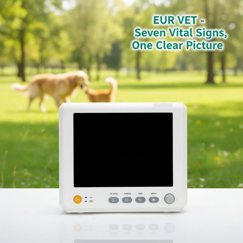 Animal Multi-parameter Patient Monitor ECG NIBP SPO2 RESP TEMP PR HR with Standard Accessories for Vet
Animal Multi-parameter Patient Monitor ECG NIBP SPO2 RESP TEMP PR HR with Standard Accessories for Vet