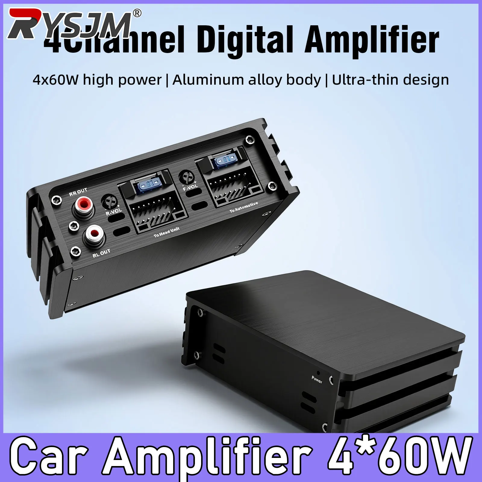 Car Power Class AB 4 Channel Car DSP Amplifier RMS 4*60W Automotive Audio System Dedicated Android Large Screen System Amplifier
Car Power Class AB 4 Channel Car DSP Amplifier RMS 4*60W Automotive Audio System Dedicated Android Large Screen System Amplifier