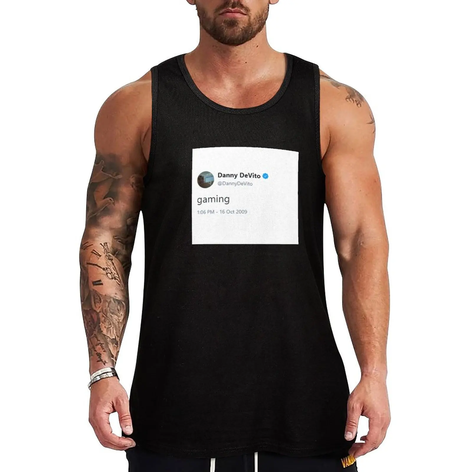 Danny Devito Gaming Tweet Tank Top t-shirts for Men's gym Men's clothing brands plain t-shirt training weight vest
Danny Devito Gaming Tweet Tank Top t-shirts for Men's gym Men's clothing brands plain t-shirt training weight vest