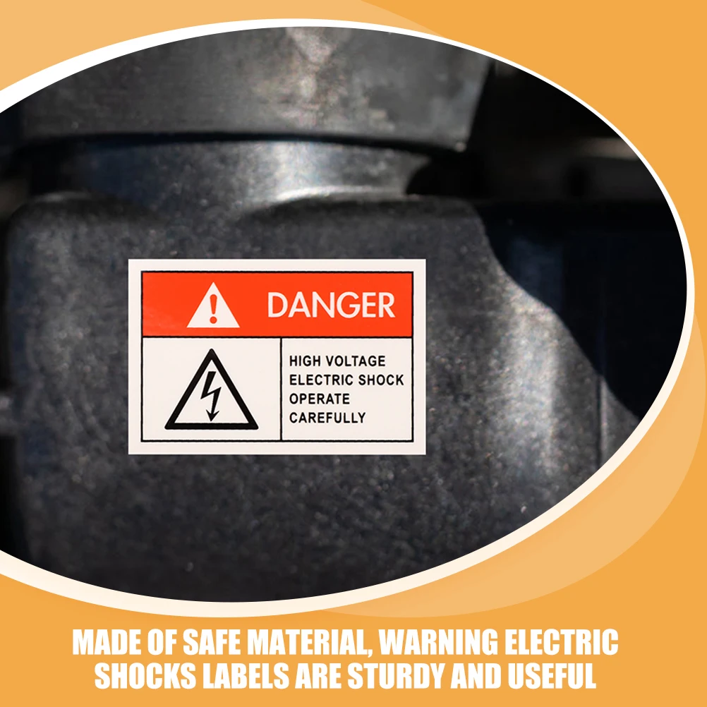 8 pcs Anti-electric Shock Labels Stickers High Voltage Danger Warning Signs Safety Electrical Panel Adhesive Decals
8 pcs Anti-electric Shock Labels Stickers High Voltage Danger Warning Signs Safety Electrical Panel Adhesive Decals