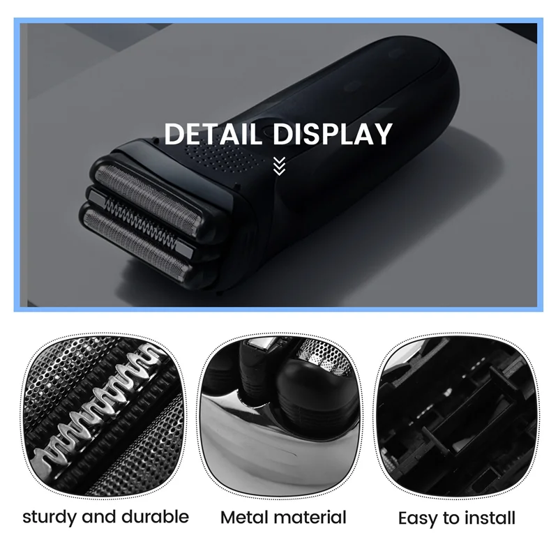 Сменная головка электробритвы BAAN для Braun 21S 3 серии 300S 301S 310S 320S 330S 340S 360S 380S 3000S 3010S Детали бритвы
Сменная головка электробритвы BAAN для Braun 21S 3 серии 300S 301S 310S 320S 330S 340S 360S 380S 3000S 3010S Детали бритвы