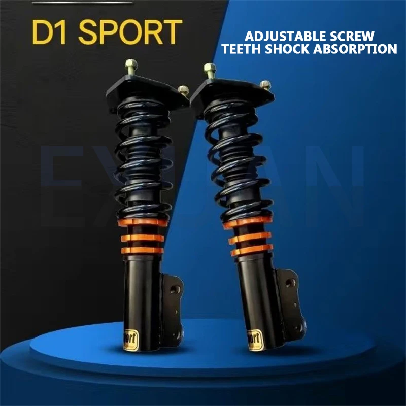 Modified D1SPORT Twisted Tooth Shock Absorber With Original Position lowered Adjustable height of The Body Soft And Hard Suspe
Modified D1SPORT Twisted Tooth Shock Absorber With Original Position lowered Adjustable height of The Body Soft And Hard Suspe