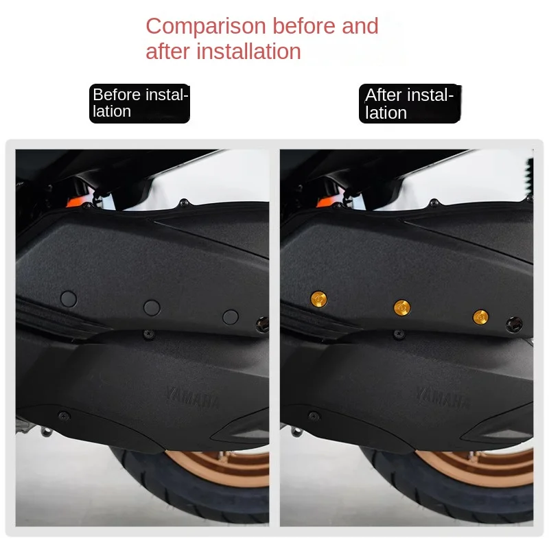 For 2018-2023 Yamaha XMAX300 Modified Air Filter Decorative Screw Filter Housing Screw Cap
For 2018-2023 Yamaha XMAX300 Modified Air Filter Decorative Screw Filter Housing Screw Cap
