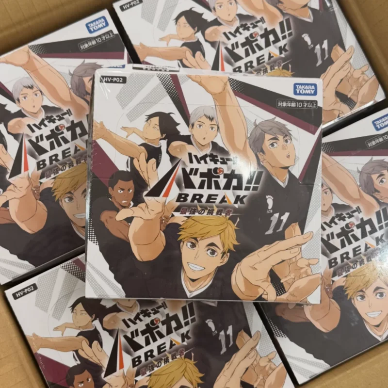TAKARA TOMY Original Haikyuu Card TCG Trading VOBACA BREAK Booster Pack Pre Built Deck Set Anime Game Collection Card Toys Gift
TAKARA TOMY Original Haikyuu Card TCG Trading VOBACA BREAK Booster Pack Pre Built Deck Set Anime Game Collection Card Toys Gift