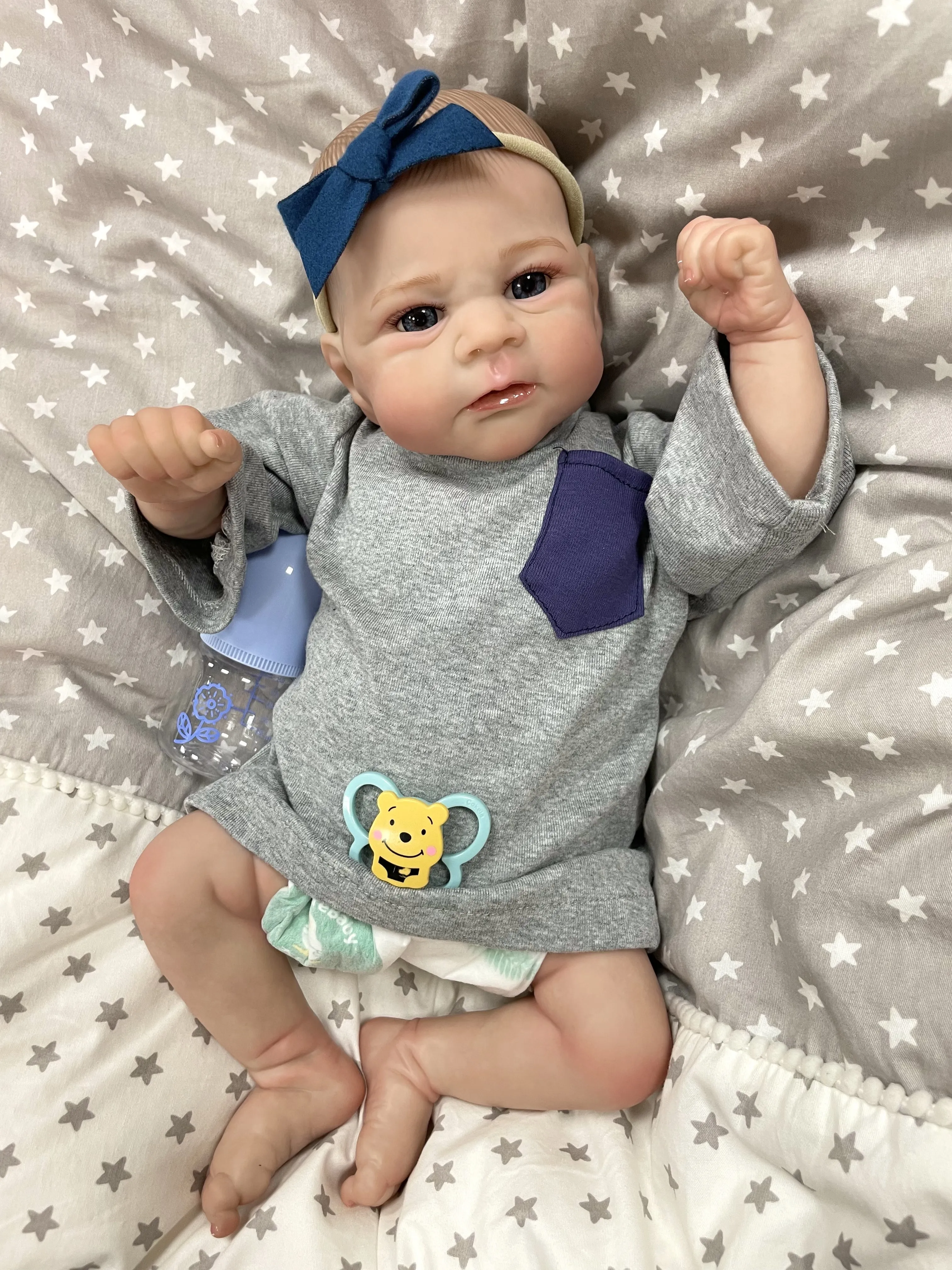 Реалистичные силиконовые куклы Новорожденные Cokela ручной работы, 19 дюймов/48 см, милые детские игрушки, подарок для детей 
Реалистичные силиконовые куклы Новорожденные Cokela ручной работы, 19 дюймов/48 см, милые детские игрушки, подарок для детей