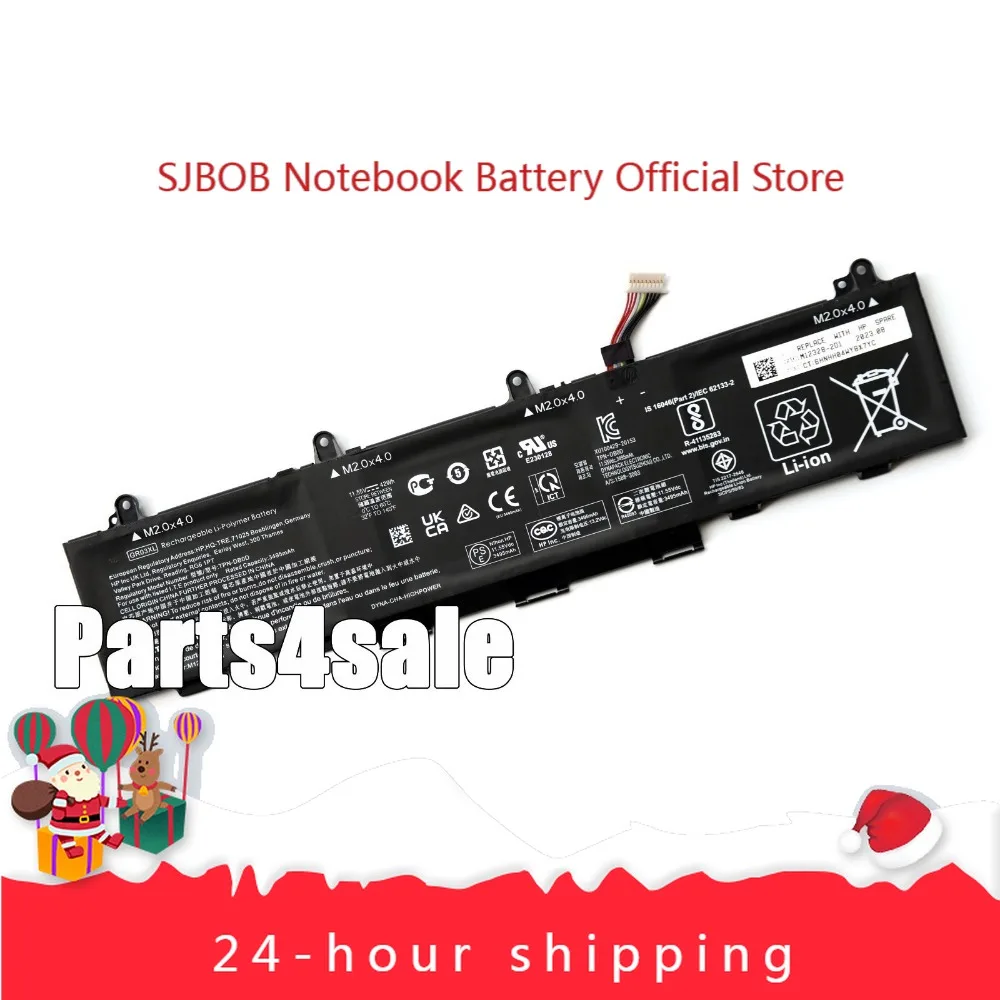New GR03XL M12328-2D1 TPN-DB0D Battery for HP ProBook 635 AERO G7 laptop battery
New GR03XL M12328-2D1 TPN-DB0D Battery for HP ProBook 635 AERO G7 laptop battery