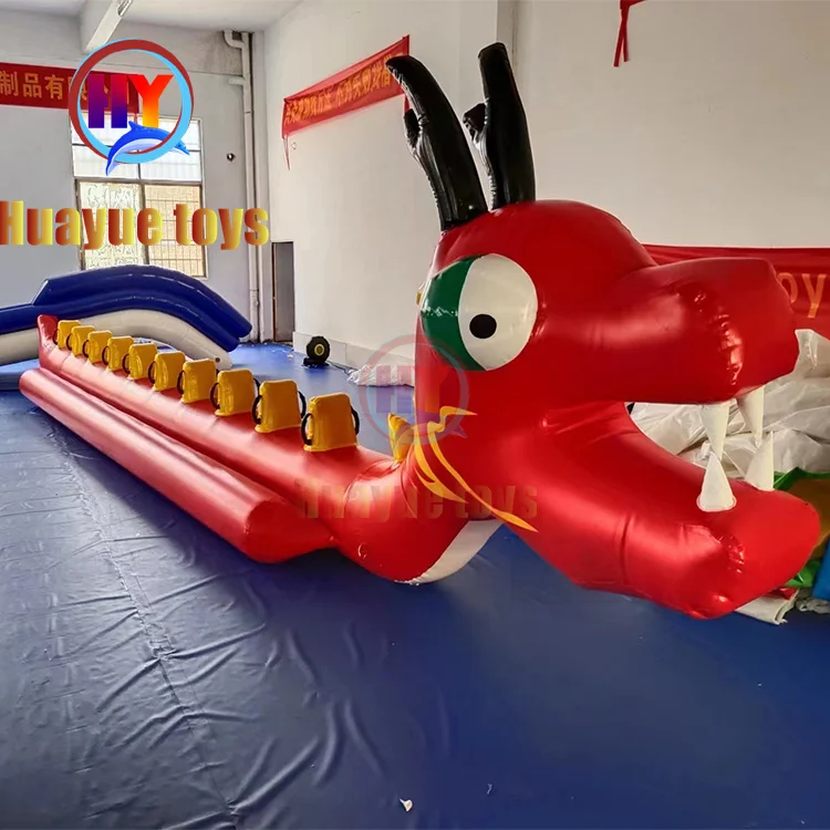 Оборудование для водных игр, двухлинейная надувная лодка-дракон, надувная лодка-банан с дизайном дракона Ocean Rider
Оборудование для водных игр, двухлинейная надувная лодка-дракон, надувная лодка-банан с дизайном дракона Ocean Rider