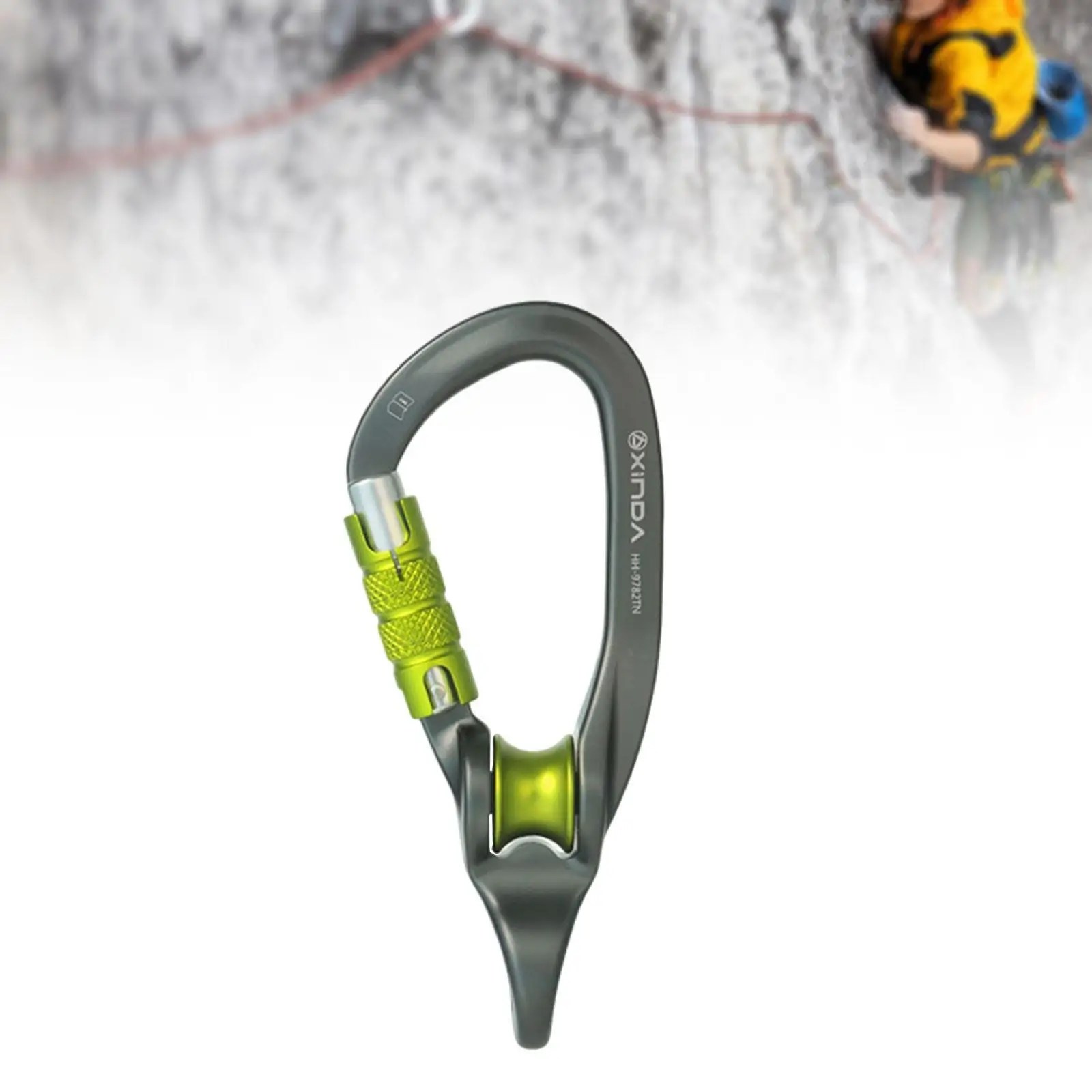 Climbing Pulley Carabiner 22kN Equipment D Shaped Locking Screwgate Carabiner for Travel Outdoor Sports Climbing Camping Hiking
Climbing Pulley Carabiner 22kN Equipment D Shaped Locking Screwgate Carabiner for Travel Outdoor Sports Climbing Camping Hiking