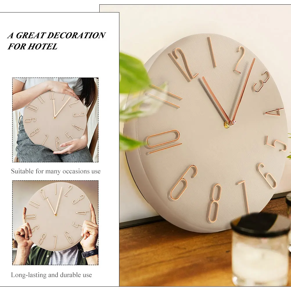 Big Wall Clock Plastic Panel Aluminum Pointer Mute Home Decor Stylish Hanging Indoor Khaki Modern Creative Design Bedroom Living
Big Wall Clock Plastic Panel Aluminum Pointer Mute Home Decor Stylish Hanging Indoor Khaki Modern Creative Design Bedroom Living