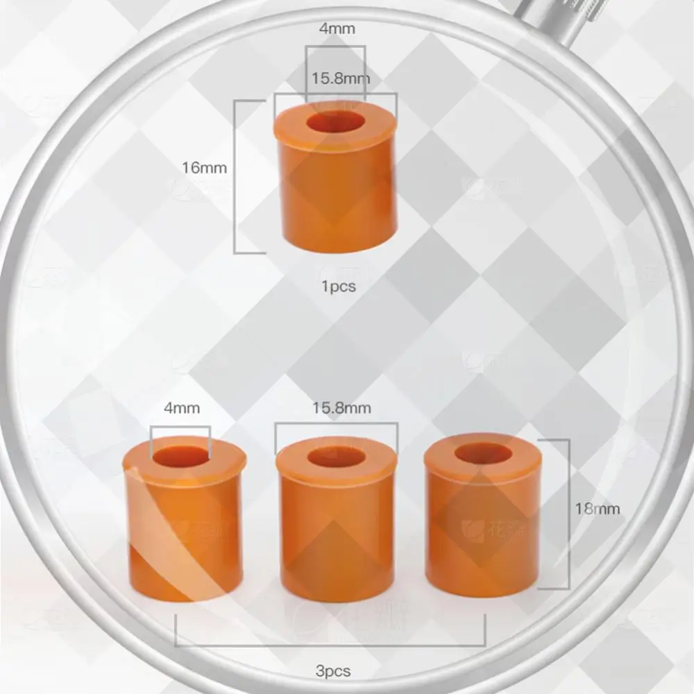 4pcs Silicone Hot Bed Leveling Columns Solid Bed Mount Strain Relief Bracket for Ender-3 3S 3 Pro 3 V2 3D Printer Parts
4pcs Silicone Hot Bed Leveling Columns Solid Bed Mount Strain Relief Bracket for Ender-3 3S 3 Pro 3 V2 3D Printer Parts