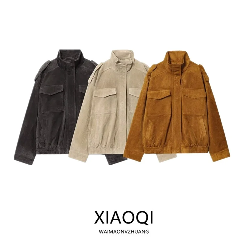 Street Sle Women's Casual Long Sve Stand Collar Jaet Outerwear New Autumn 2025 Stand Fit Faion Ladies Coat
Street Sle Women's Casual Long Sve Stand Collar Jaet Outerwear New Autumn 2025 Stand Fit Faion Ladies Coat