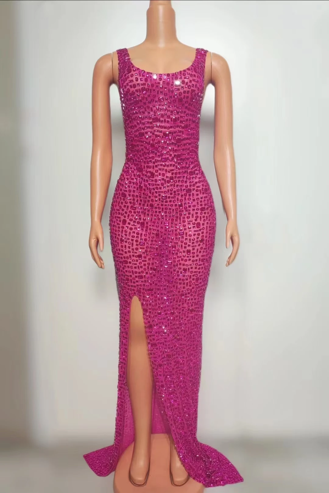 uxurious Gold Rhinestones Sleeveless LongDress Women Sexy Mesh See Through CelebrateEvening Prom Birthday Dress Photo Shoot A653
uxurious Gold Rhinestones Sleeveless LongDress Women Sexy Mesh See Through CelebrateEvening Prom Birthday Dress Photo Shoot A653