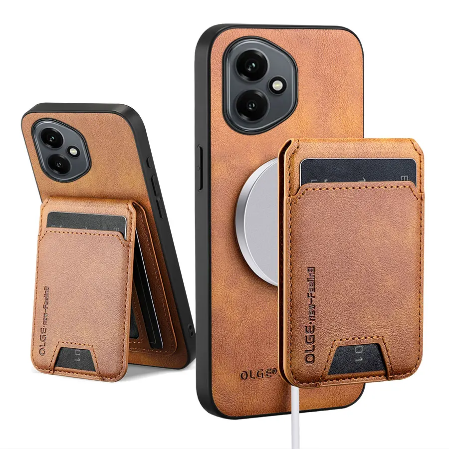 OLGE Luxury 2 in 1 Detachable Card Bag Leather Case for Honor 400 Pro Global HN 300 HN 400 Honor 300 Support Magsafe Card Wallet
OLGE Luxury 2 in 1 Detachable Card Bag Leather Case for Honor 400 Pro Global HN 300 HN 400 Honor 300 Support Magsafe Card Wallet