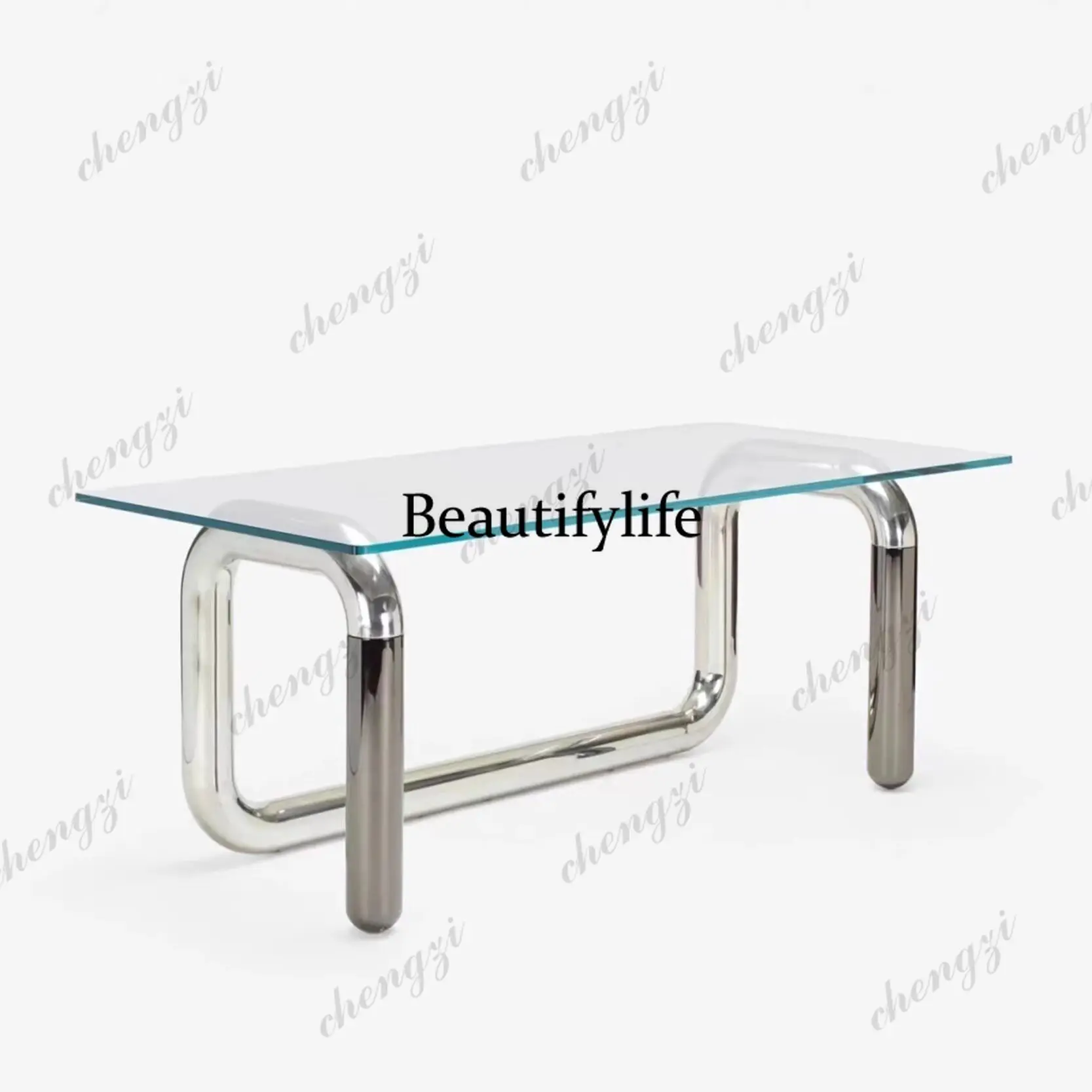 Nordic ins light luxury tempered glass desk medium antique stainless steel makeup table for home use
Nordic ins light luxury tempered glass desk medium antique stainless steel makeup table for home use