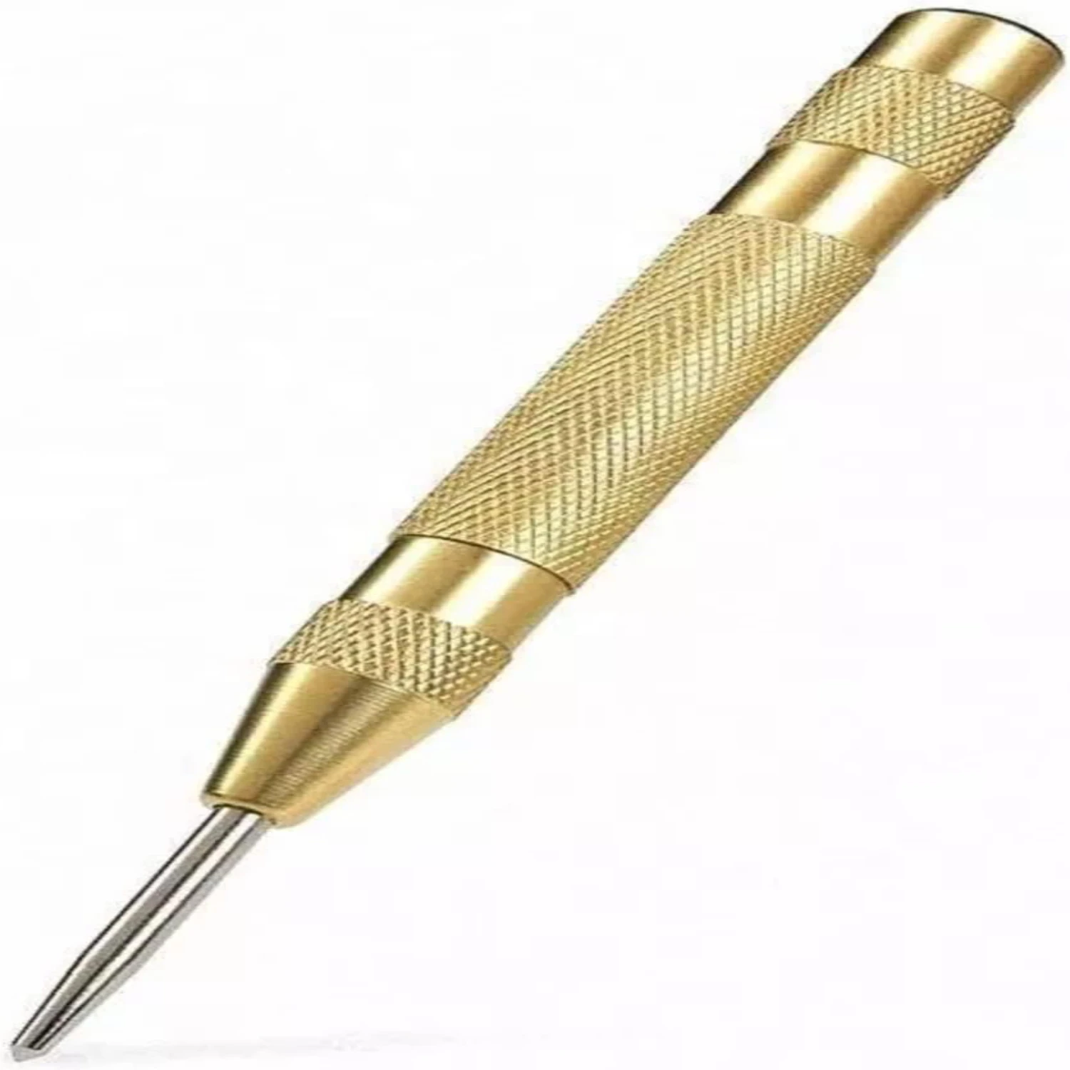 Effortlessly starting precise holes with reliable and accurate 5'' essential center pin strike tool - Spring-loaded action for p
Effortlessly starting precise holes with reliable and accurate 5'' essential center pin strike tool - Spring-loaded action for p